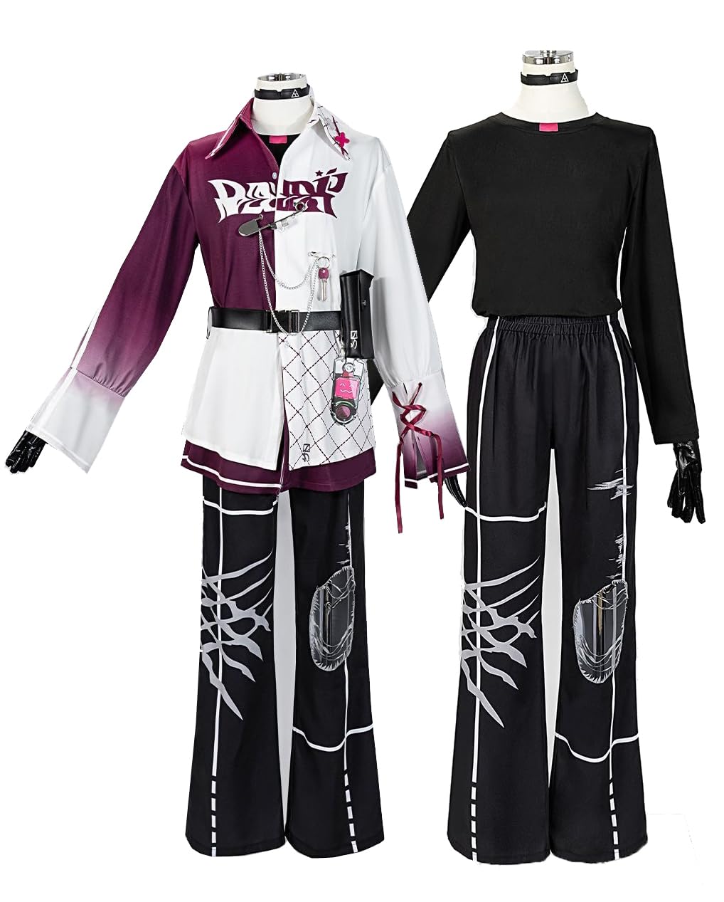 Amazon.co.jp: [NAMIKOE] 佐伯 いってつ コスプレ 衣装 革手袋付き